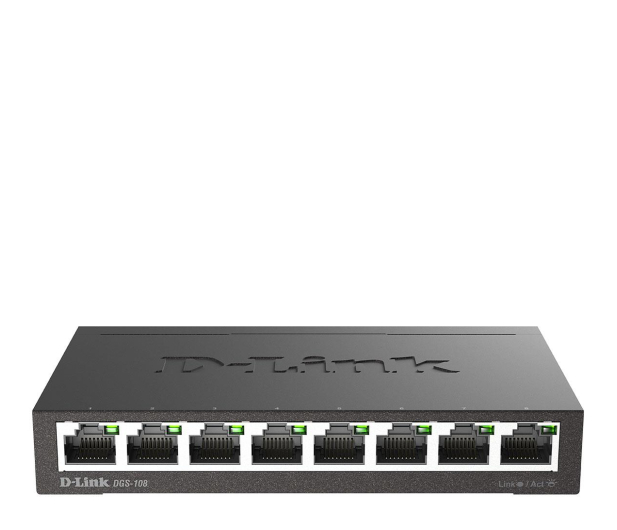 D-Link 8p DGS-108 (8x10/100/1000Mbit) - 78605 - zdjęcie
